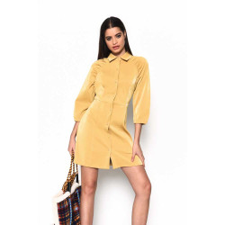 GLAMOROUS Dress Ochre PU CK5943