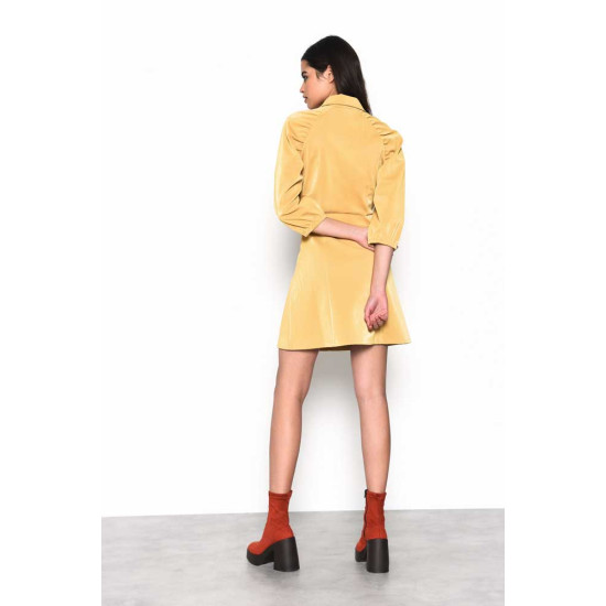 GLAMOROUS Dress Ochre PU CK5943