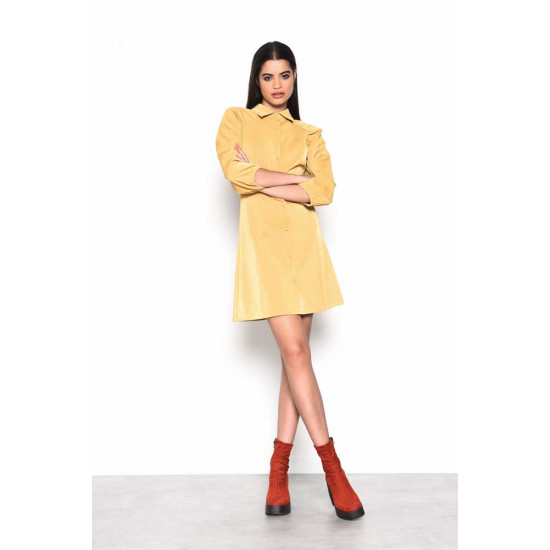 GLAMOROUS Dress Ochre PU CK5943