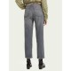 SCOTCH & SODA THE SKY STRAIGHT JEANS IN ORGANIC COTTON-SILVER HEART 166321