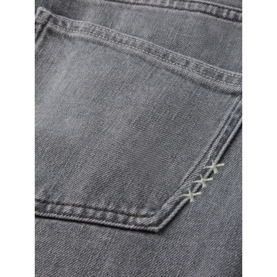 SCOTCH & SODA THE SKY STRAIGHT JEANS IN ORGANIC COTTON-SILVER HEART 166321