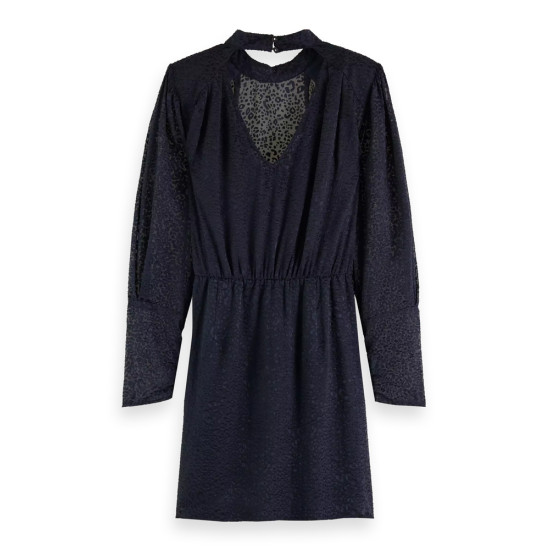 SCOTCH & SODA MOCK MINI DRESS WITH OPEN BACK DETAIL 173382