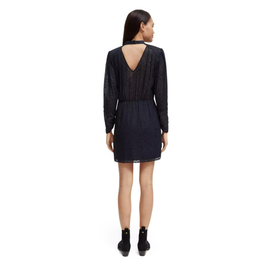 SCOTCH & SODA MOCK MINI DRESS WITH OPEN BACK DETAIL 173382