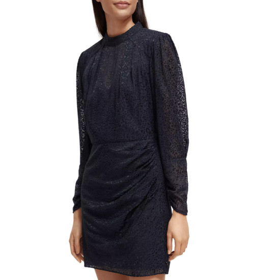 SCOTCH & SODA MOCK MINI DRESS WITH OPEN BACK DETAIL 173382
