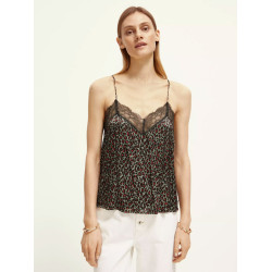 SCOTCH & SODA CAMISOLE WITH LACE DETAIL 173300