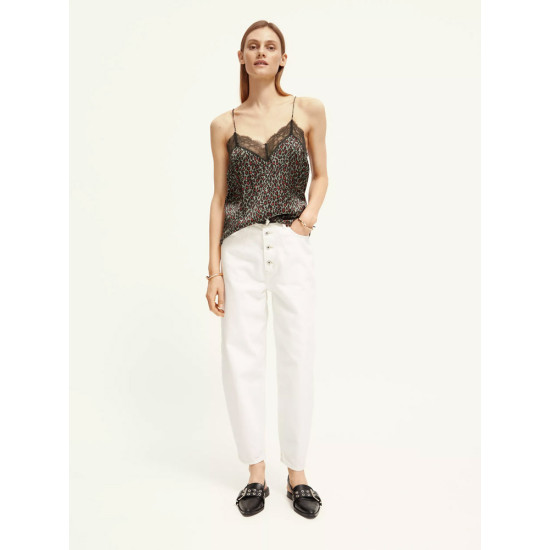 SCOTCH & SODA CAMISOLE WITH LACE DETAIL 173300