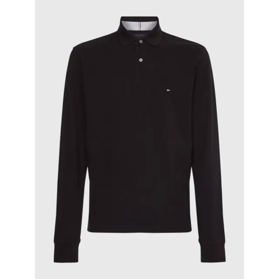 TOMMY HILFIGER 1985 LS POLO MW0MW20183 BDS-BLACK
