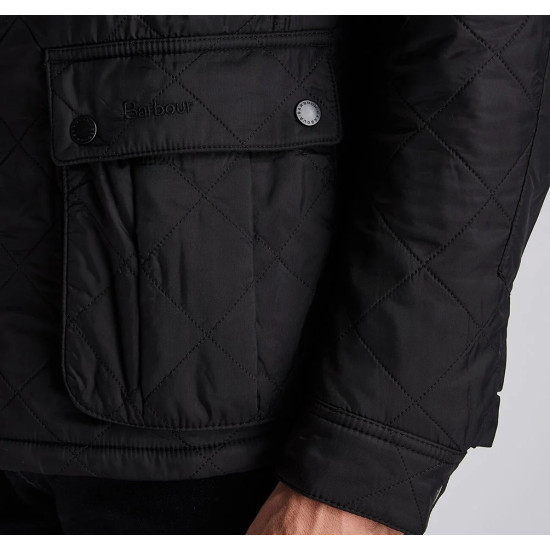 BARBOUR INTERNATIONAL ARIEL POLARQUILT JACKET MQU0365BK91 BIBK91-BLACK