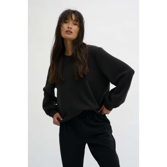 MY ESSENTIAL WARDROBE 23 THE SWEAT BLOUSE 10703583 100031-BLACK