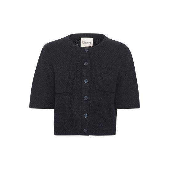 MY ESSENTIAL WARDROBE CARRY KNIT CARDIGAN 10704851 106328-SKY CAPTAIN BLUE