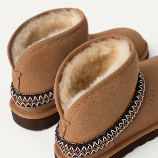 UGG CLASSIC MINI CRESCENT BOOT 1158262 00KD-CHESTNUT