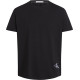 CALVIN KLEIN BADGE TURN UP SLEEVE J30J323482 BEH-CK BLACK