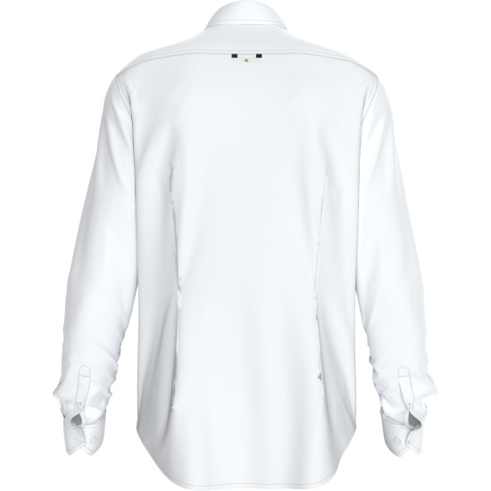 CALVIN KLEIN SLIM STRETCH SHIRT J30J324614 YAF-BRIGHT WHITE 