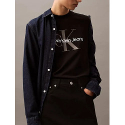 CALVIN KLEIN SS MONOLOGO CREWNECK TEE 00040WL260 UB1-BLACK