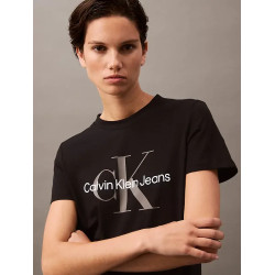 CALVIN KLEIN SS MONOLOGO CREWNECK TEE 00040WL260 UB1-BLACK