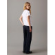 CALVIN KLEIN SS MONOLOGO CREWNECK TEE 00040WL260 YAA-BRILLIANT WHITE