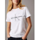 CALVIN KLEIN SS MONOLOGO CREWNECK TEE 00040WL260 YAA-BRILLIANT WHITE