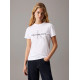 CALVIN KLEIN SS MONOLOGO CREWNECK TEE 00040WL260 YAA-BRILLIANT WHITE