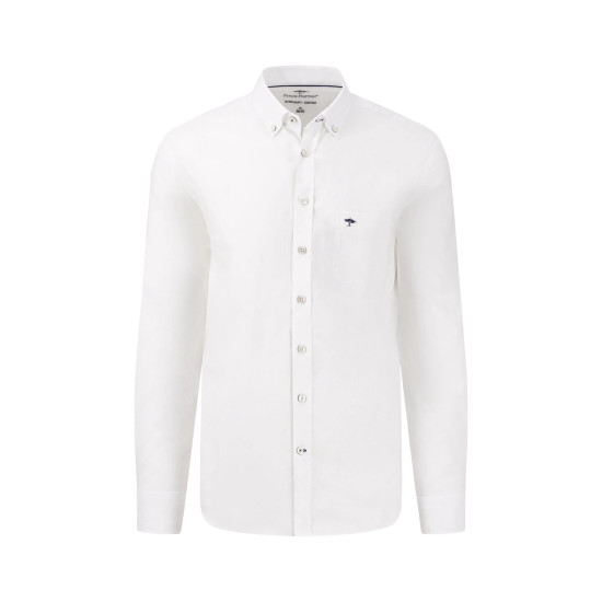 FYNCH HATTON OXFORD SHIRT 10005500 5500-WHITE