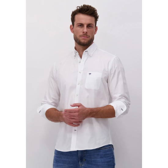 FYNCH HATTON OXFORD SHIRT 10005500 5500-WHITE