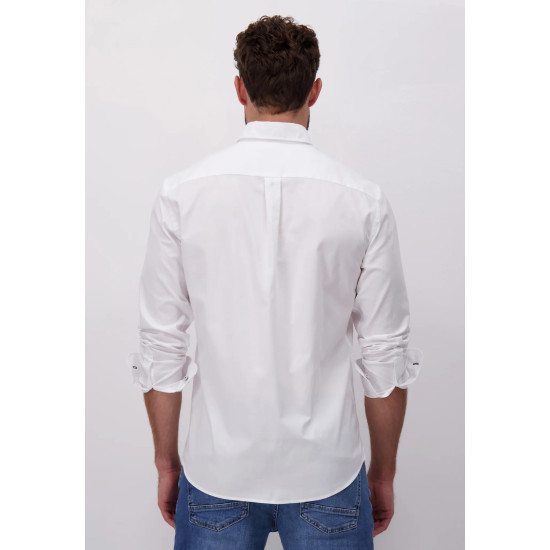 FYNCH HATTON OXFORD SHIRT 10005500 5500-WHITE