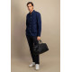 FYNCH HATTON OXFORD SHIRT 10005500 5540-NAVY