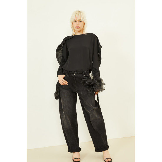 SOUVENIR BLOUSE S36E0098 NERO