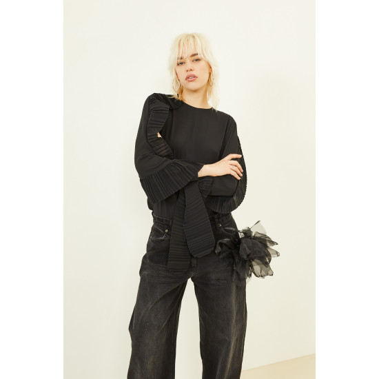 SOUVENIR BLOUSE S36E0098 NERO