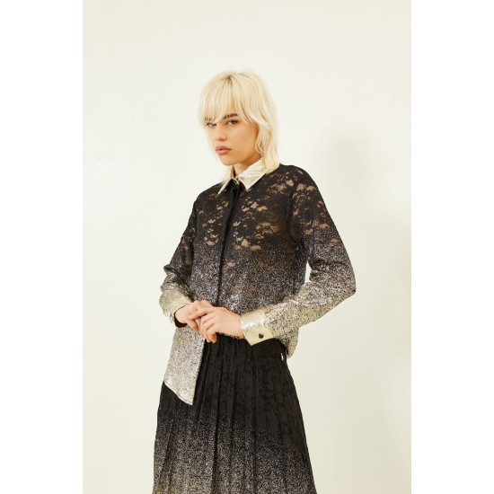 SOUVENIR SHIRT D36E0282 NERO/ORO