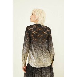 SOUVENIR SHIRT D36E0282 NERO/ORO
