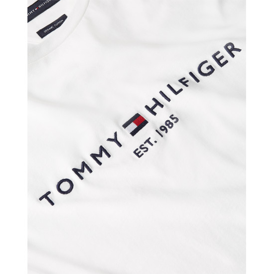 TOMMY HILFIGER CORE LOGO TEE MW0MW11465-118-SNOW WHITE