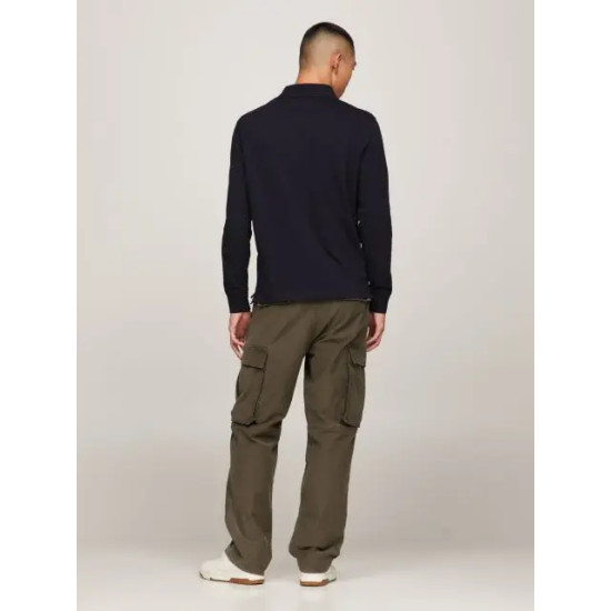 TOMMY HILFIGER 1985 REGULAR LS POLO MW0MW20183 DW5-DESERT SKY