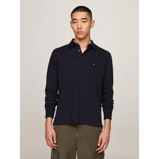 TOMMY HILFIGER 1985 REGULAR LS POLO MW0MW20183 DW5-DESERT SKY