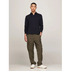 TOMMY HILFIGER 1985 REGULAR LS POLO MW0MW20183 DW5-DESERT SKY
