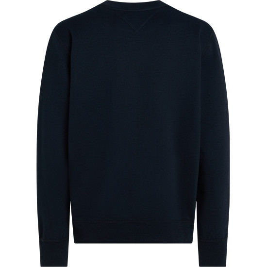 TOMMY HILFIGER ESSENTIAL FLEECE CREWNECK MW0MW37232 DW5-DESERT SKY