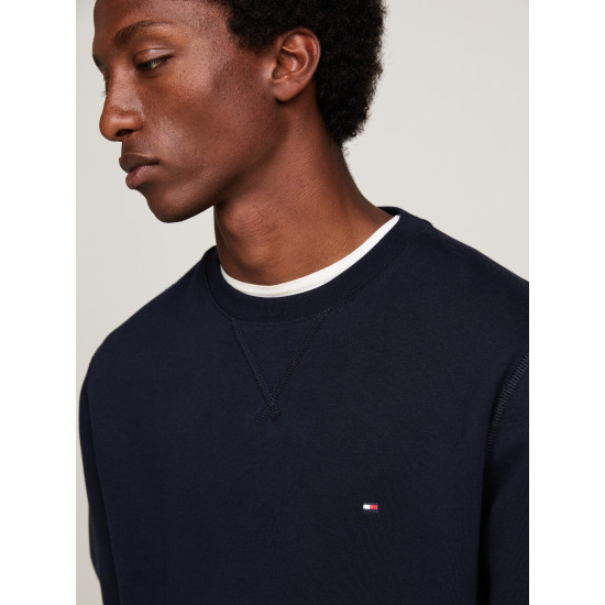 TOMMY HILFIGER ESSENTIAL FLEECE CREWNECK MW0MW37232 DW5-DESERT SKY