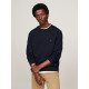 TOMMY HILFIGER ESSENTIAL FLEECE CREWNECK MW0MW37232 DW5-DESERT SKY