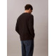 CALVIN KLEIN LS WAFFLE BADGE CREWNK TEE LV040EM217 UB1-BLACK