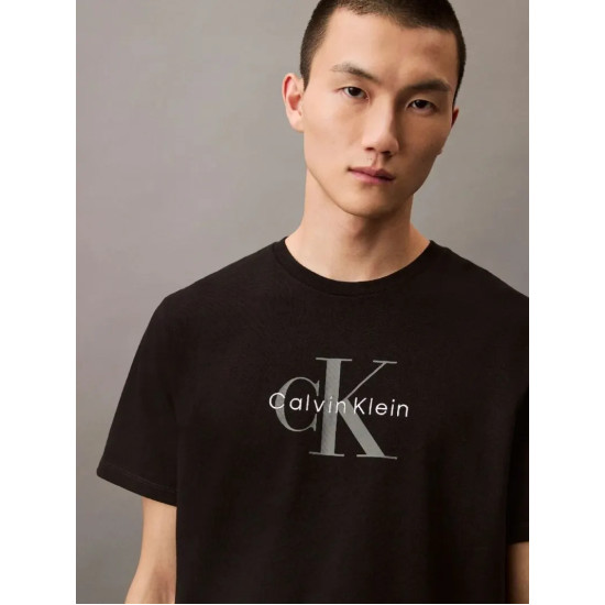 CALVIN KLEIN SS HERO MONOLOGO TEE 20s LV04RB862G UB1-BLACK