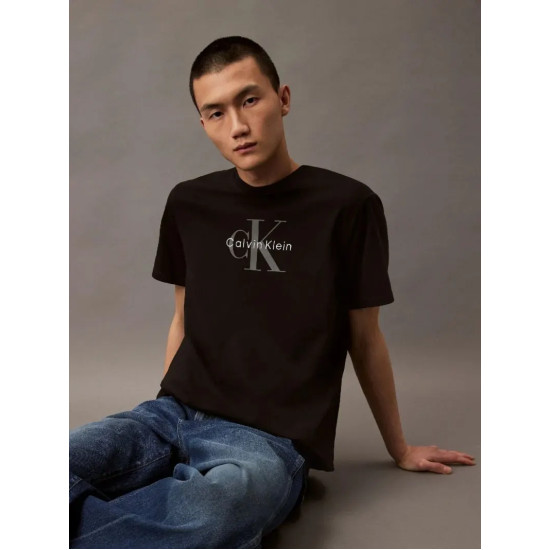 CALVIN KLEIN SS HERO MONOLOGO TEE 20s LV04RB862G UB1-BLACK