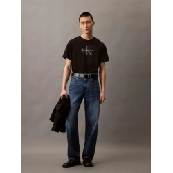 CALVIN KLEIN SS HERO MONOLOGO TEE 20s LV04RB862G UB1-BLACK