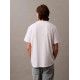 CALVIN KLEIN SS HERO MONOLOGO TEE 20s LV04RB862G YAA-BRILLIANT WHITE 