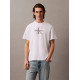 CALVIN KLEIN SS HERO MONOLOGO TEE 20s LV04RB862G YAA-BRILLIANT WHITE 