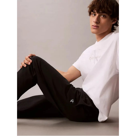 CALVIN KLEIN PREMIUM TERRY MONOGRAM JOGGER LV04RC279G UB1-BLACK