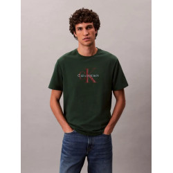CALVIN KLEIN SS HERO MONOLOGO TEE 20s LV04RB862G LLG-SYCAMORE 