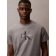 CALVIN KLEIN SS HERO MONOLOGO TEE 20s LV04RB862G P7E-MED GREY HTR