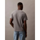 CALVIN KLEIN SS HERO MONOLOGO TEE 20s LV04RB862G P7E-MED GREY HTR