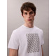 CALVIN KLEIN SS 20S CK MCR AP PFF T-SHIRT LV04RC841G YAA-BRILLIANT WHITE 