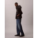 CALVIN KLEIN LS NYLON ZIP OFF HOOD DOWN PUFFER JACKET LV04RD531G UB1-BLACK