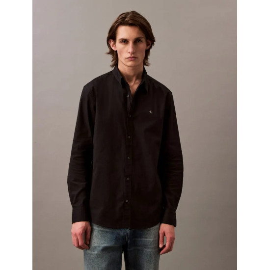 CALVIN KLEIN LS SOLID OXFORD CLASSIC SHIRT LV140EM125 UB1-BLACK
